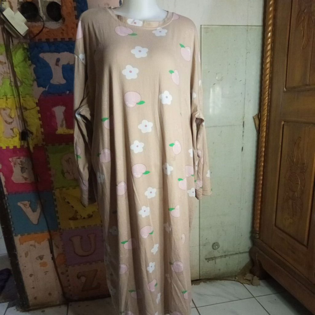 daster panjang/ home dress lengan panjang