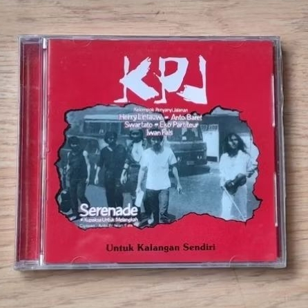 CD KPJ - Serenade, IWAN FALS, ANTO BARET, (New Segel)