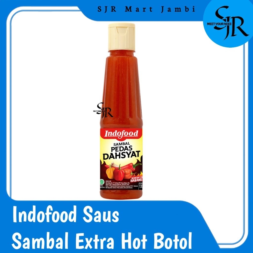 [Saus] Indofood Saus Sambal Pedas Dahsyat | Kemasan Botol