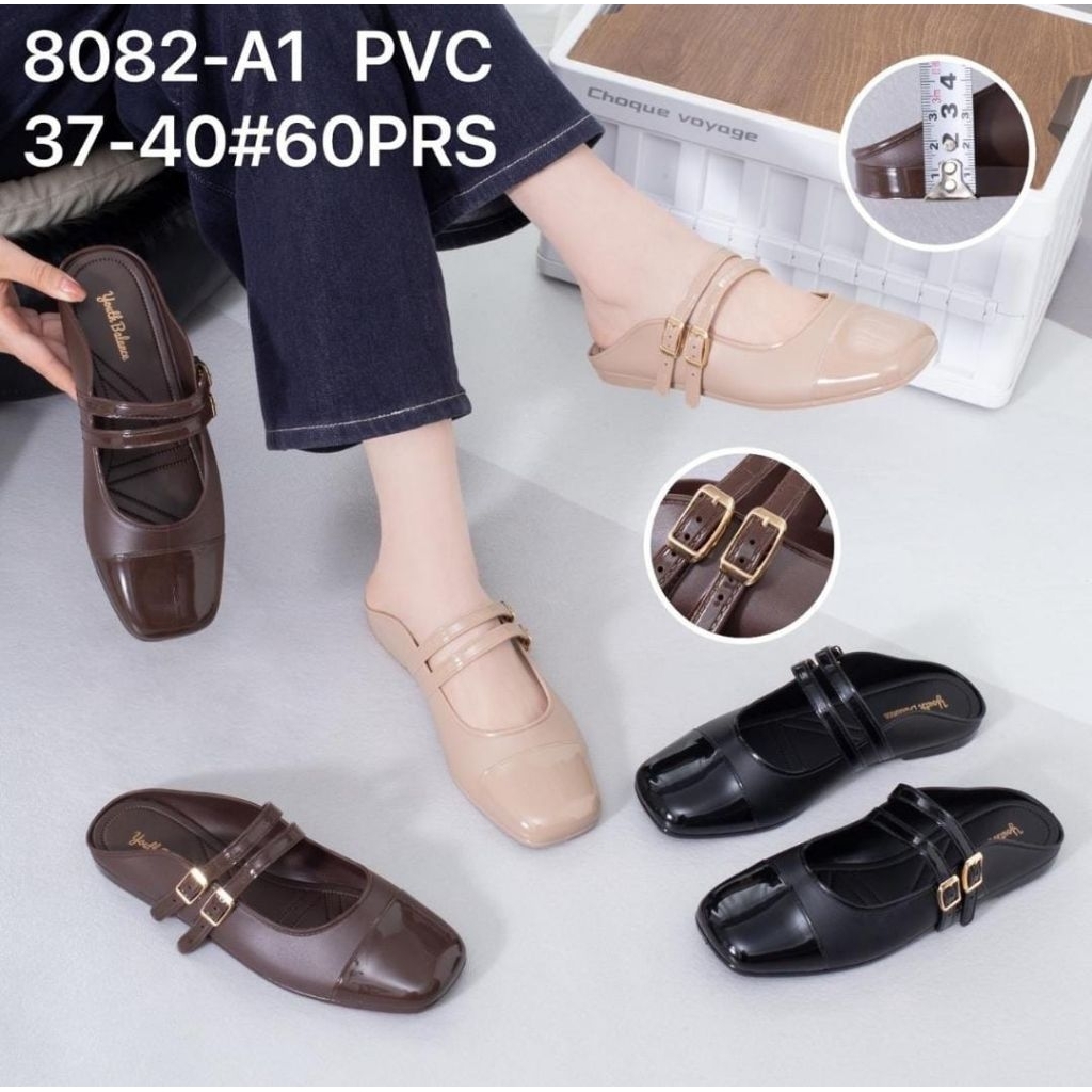 Sandal Sepatu Karet Jelly Wanita Dewasa