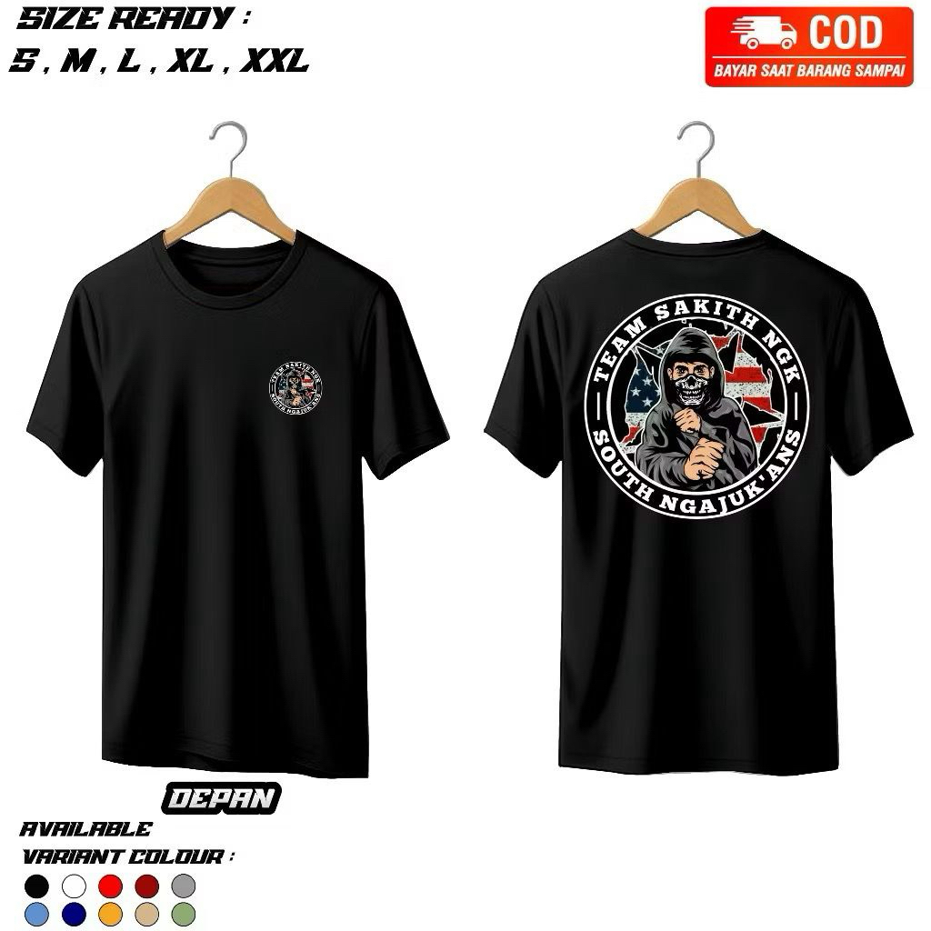 KAOS-TSHIRT GANGSTER GANGSTER TEAM SAKIT NGK