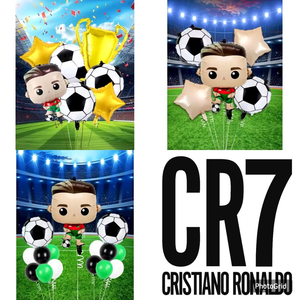 Paket Balon Sepakbola Ronaldo CR7 Goat Cristiano