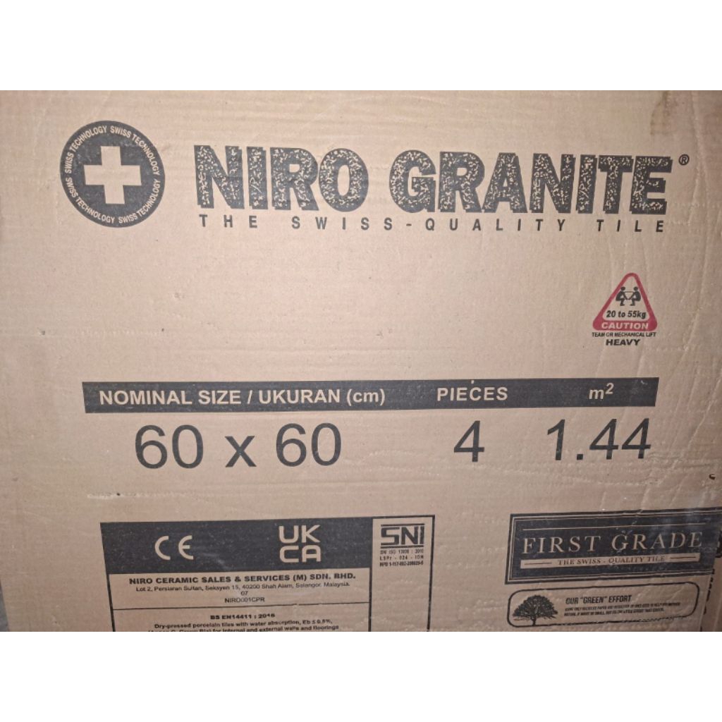 KERAMIK NIRO GRANIT 60 x 60 GNL01