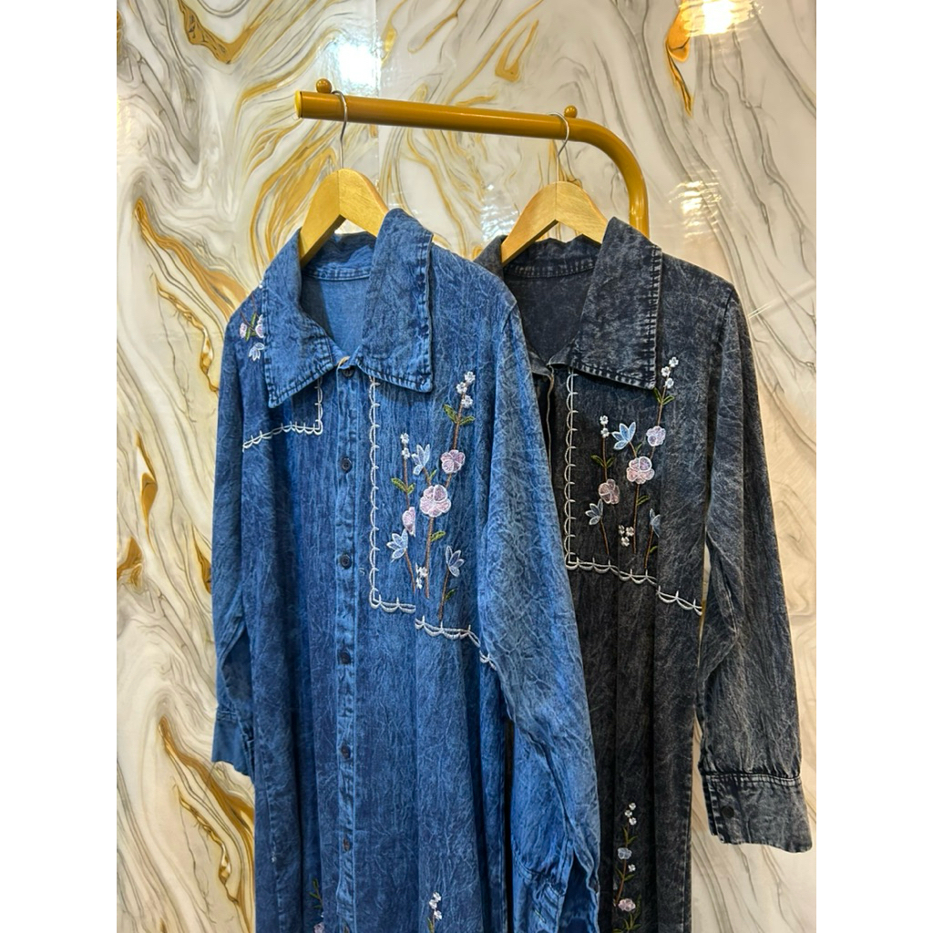 Gamis Jeans || Keaneska_fashion