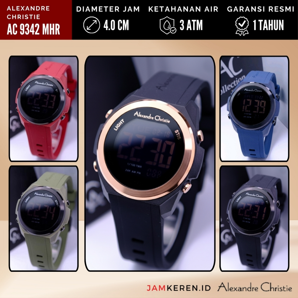 Alexandre Christie - Jam Tangan Alexandre Christie - Jam Tangan Cowok AC 9342 MH Sport Garansi Resmi