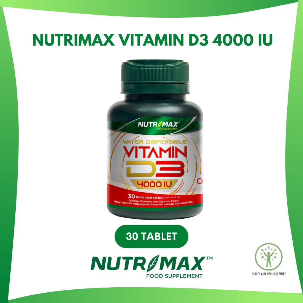 Nutrimax Vitamin D3 4000 IU 30 Tablet (4000 IU)
