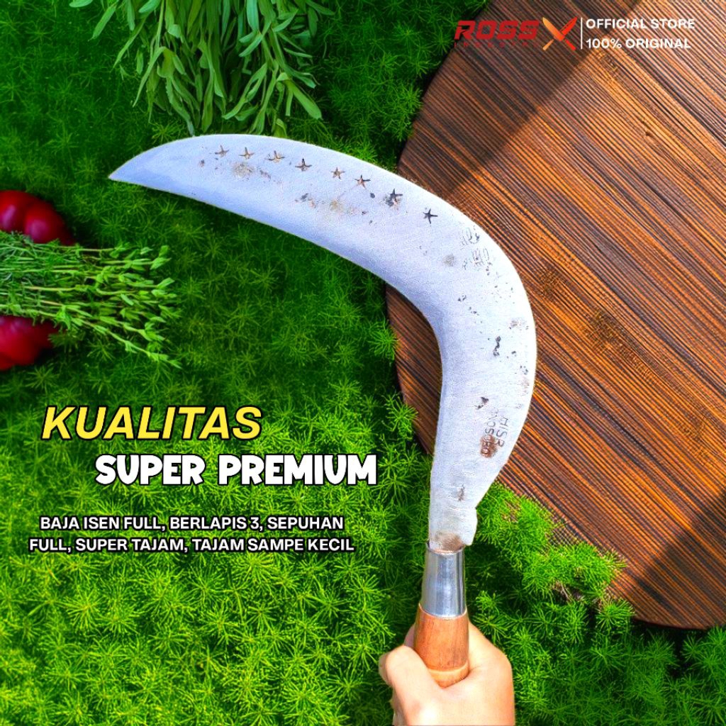 Arit rumput baja isen lapis 3 sudah diasah super tajam khusus untuk rumput berkualitas