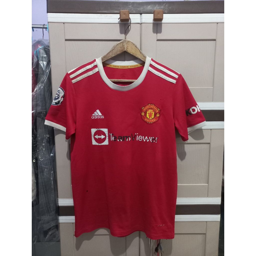 jersey bola manchester united home 2021