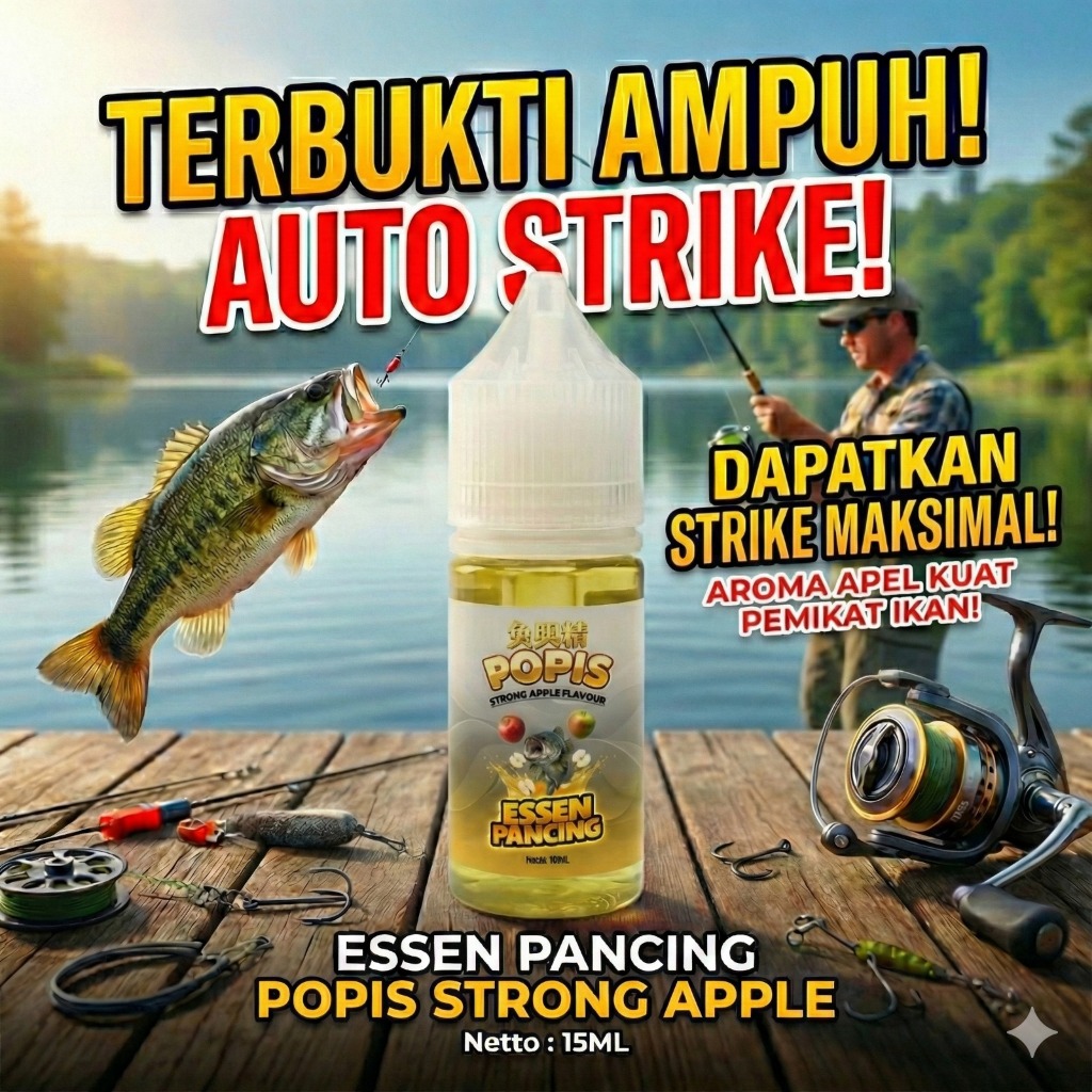 Essen popis APPLE Super Essen Ikan Nila Liar mujaer ikan mas ikan lele ikan super babon Esen lumut M