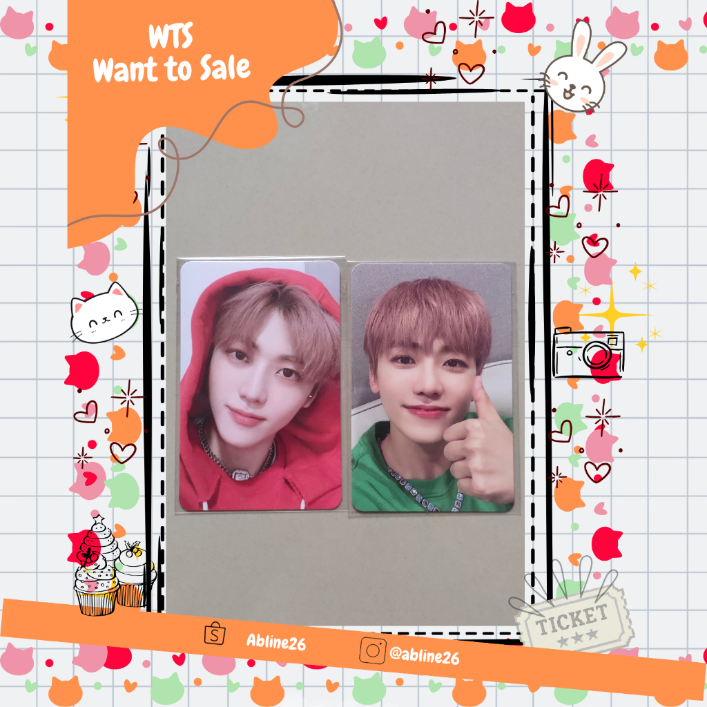 PC Official Jaemin 7th Anniversary Lucky Card  &  6th Anniversary Lucky Card