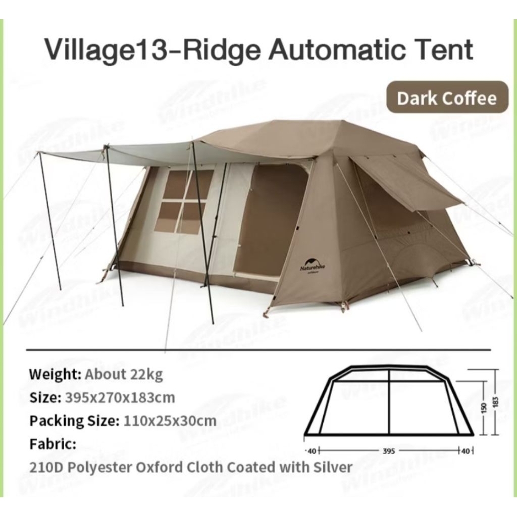Tenda Naturehike Village 13 Camping Glamping