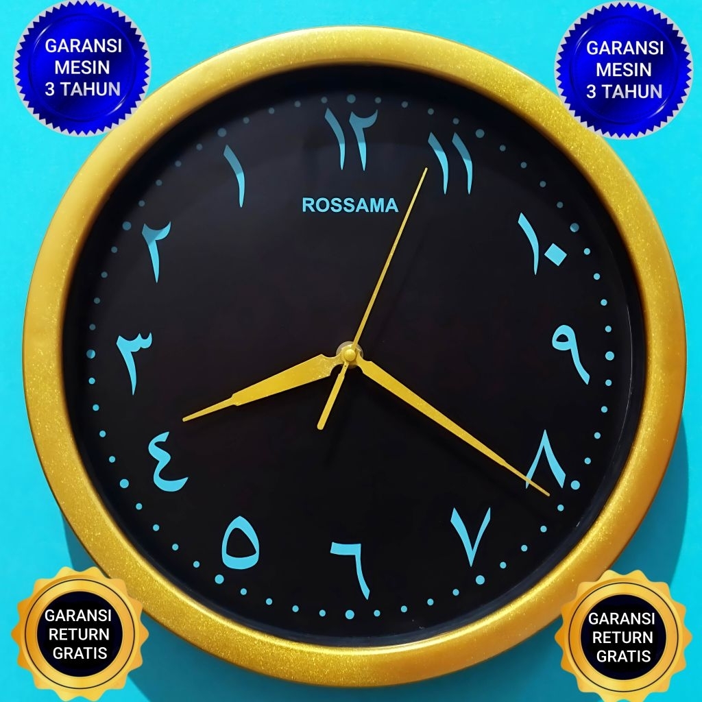 JAM DINDING ROSSAMA 103 // JAM DINDING BESAR // JAM DINDING ARAB // JAM DINDING ARABIC  // JAM DINDI