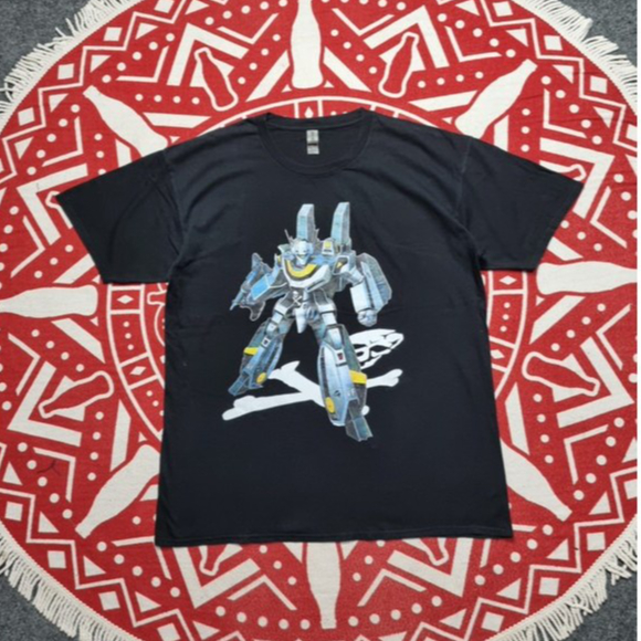 Tshirt Robotech Macross Valkyrie kaos pria lengan pendek