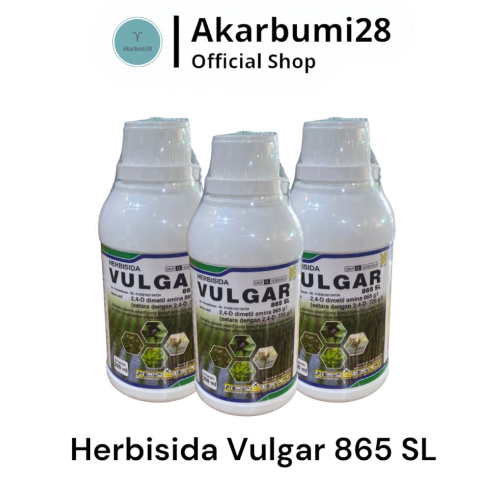 Herbisida Vulgar 865 SL 200 ml - Sistemik Selektif untuk Tebu & Padi