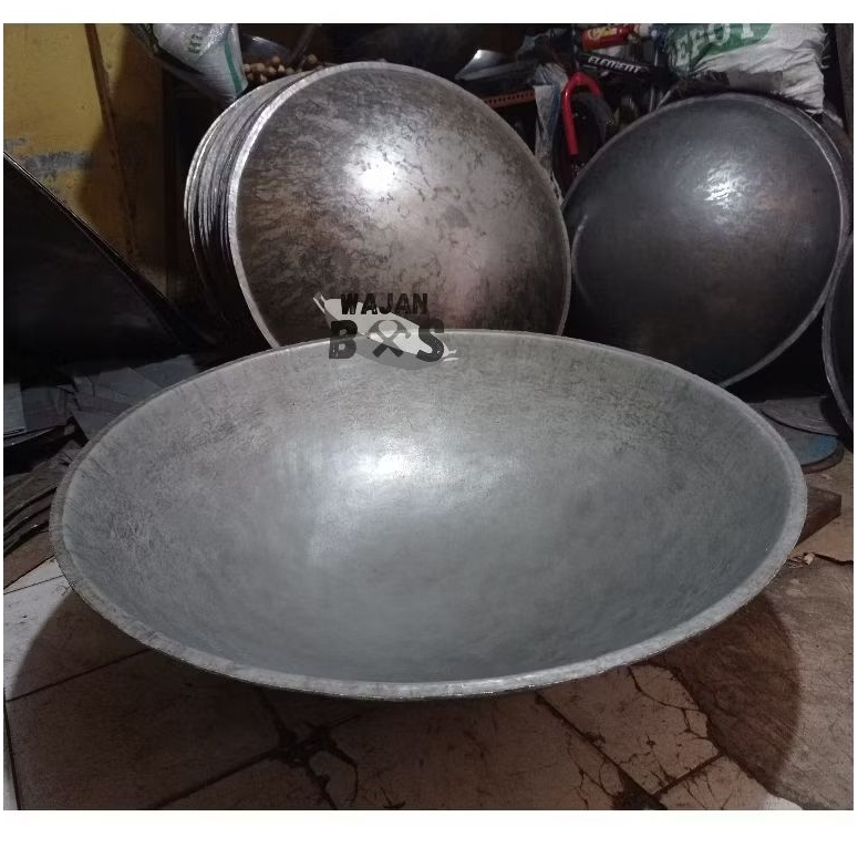 wajan plat besi jumbo kuali wajan besar ukuran 80cm