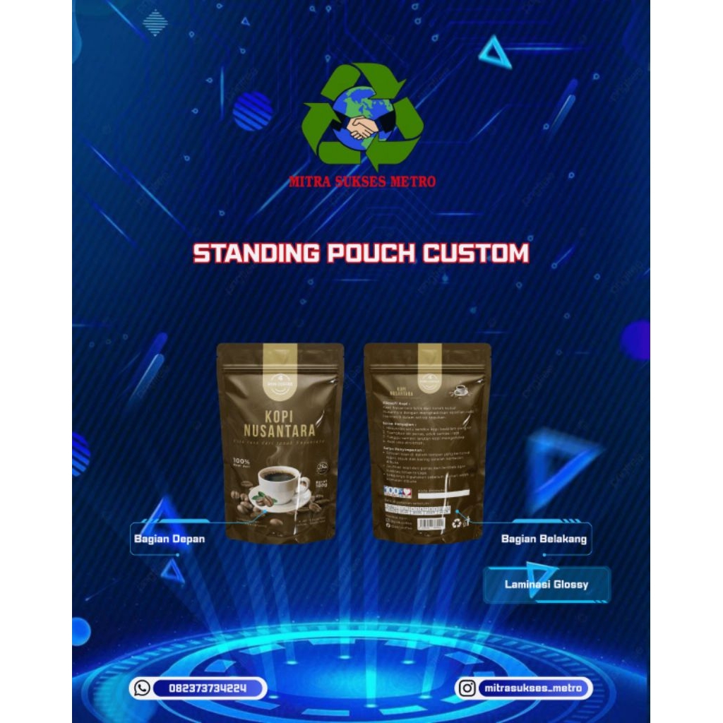Standing Pouch Costum