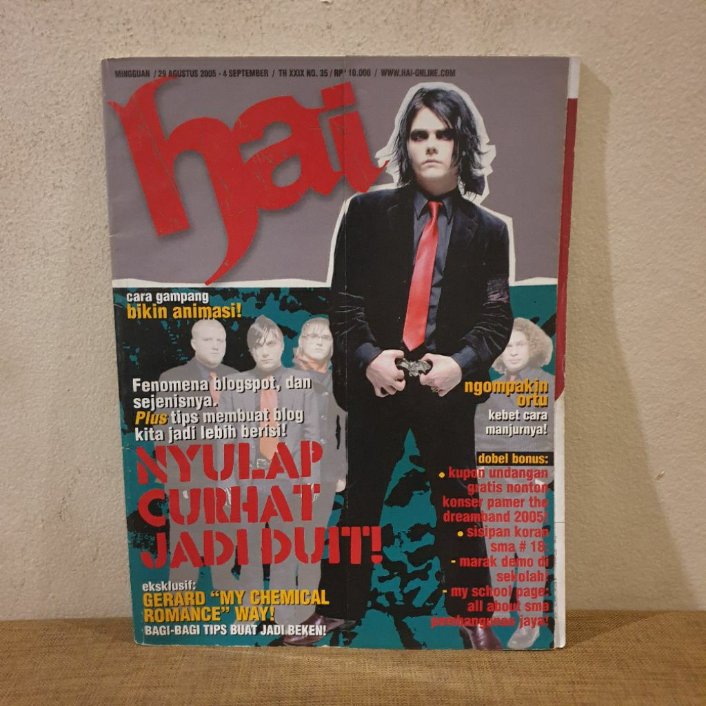 Majalah Musik Hai Cover My Chemical Romance