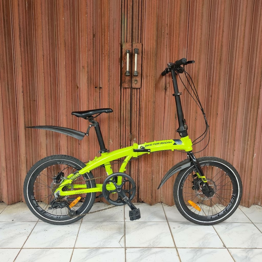 Sepeda Lipat Element Ecosmo | Hidrolik | 8 Speed