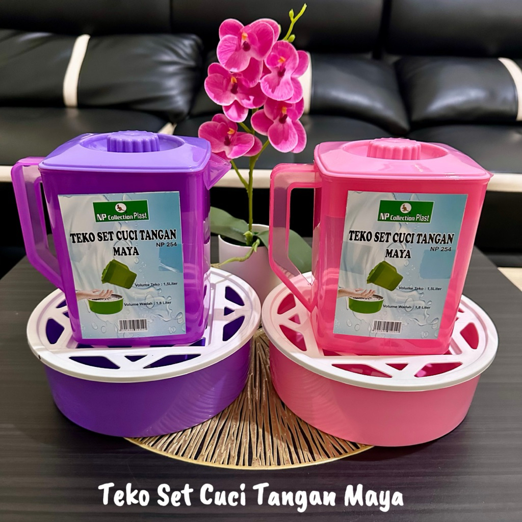 Teko set cuci tangan Maya - Teko cuci tangan plastik - Set Teko cuci tangan - Teko kobokan - Teko pl