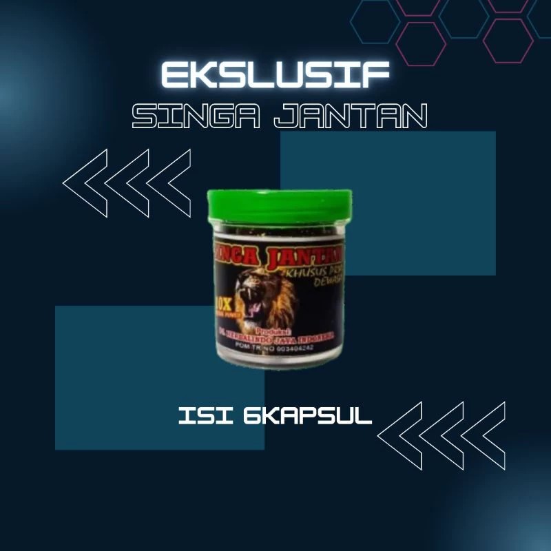 jamu singa jantan / jamu singa / jamu tradisional singa jantan isi (6) / jamu singa jantan asli / ja
