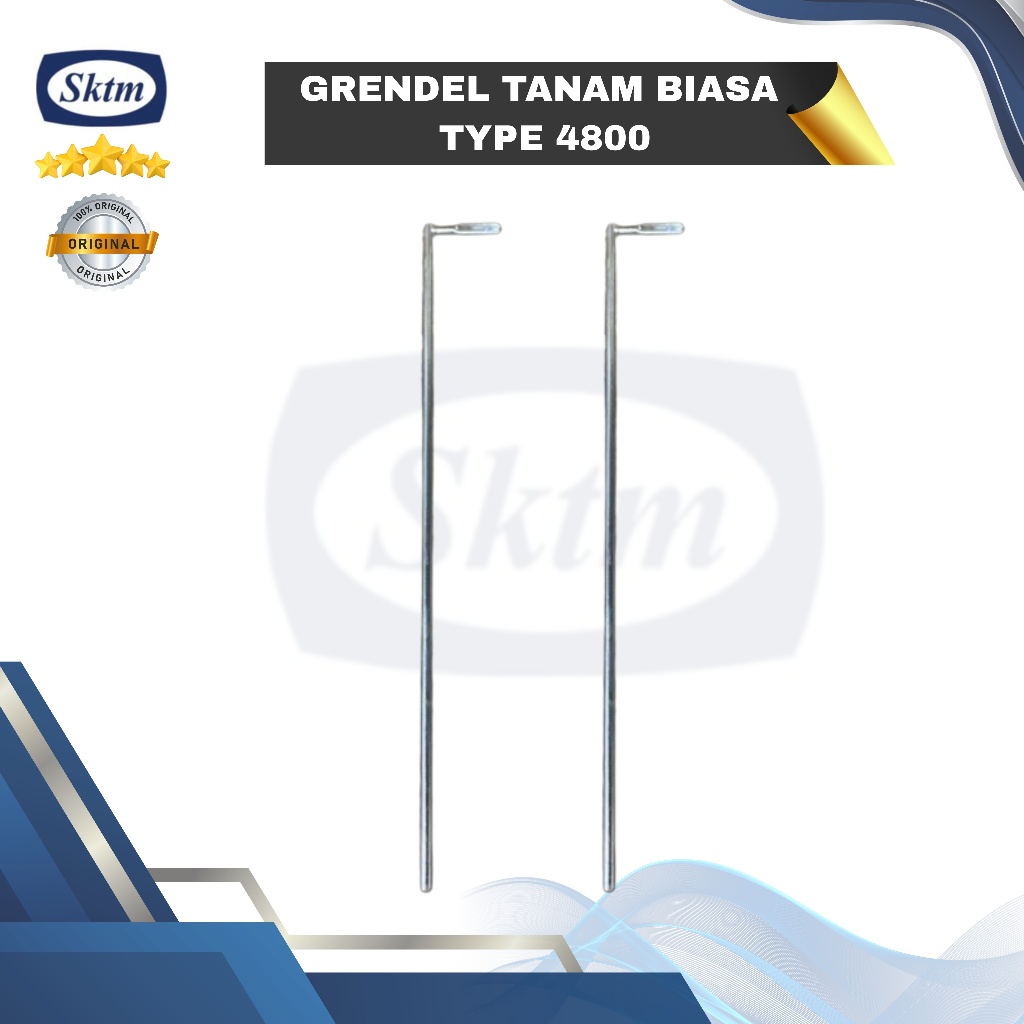 Grendel Tanam Biasa 4800 Komponen Pintu Garasi Sliding Tikung Lipat Non Merek