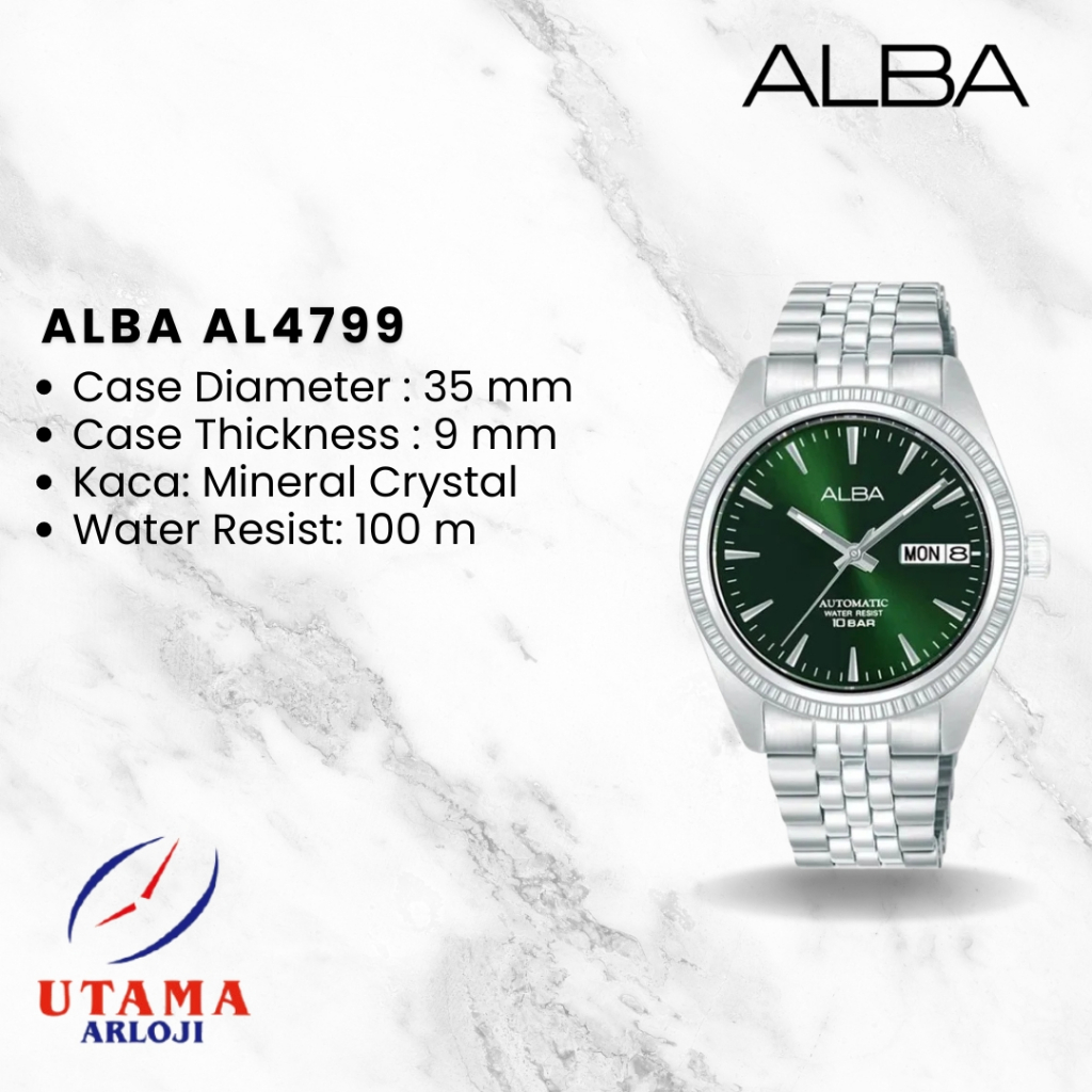 ALBA Ladies Automatic AL4799 Jam Tangan Wanita