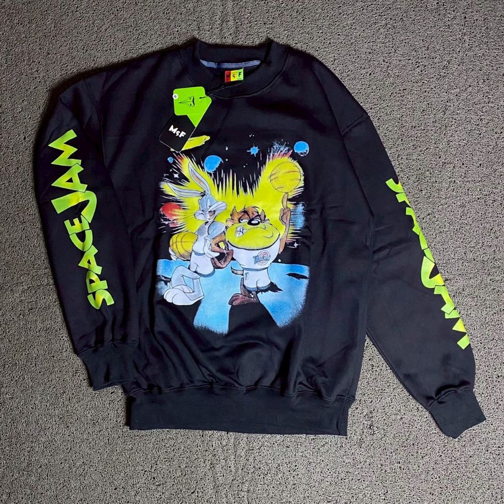 MCF SUPPLY CO Sweatshirt Crewneck Oversize Branded Cotton Flecee Premium Bahan Lembut Halus Nyaman H