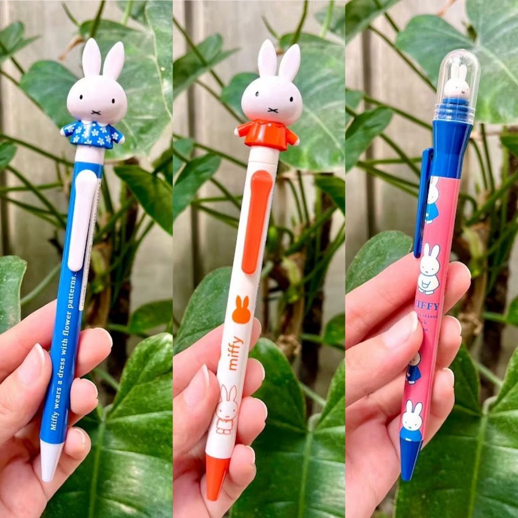 Pen Pulpen Miffy Karakter Jepang  Alat Tulis Karakter Lucu Pulpen Mascot Miffy Unik Lucu Gift Hadiah