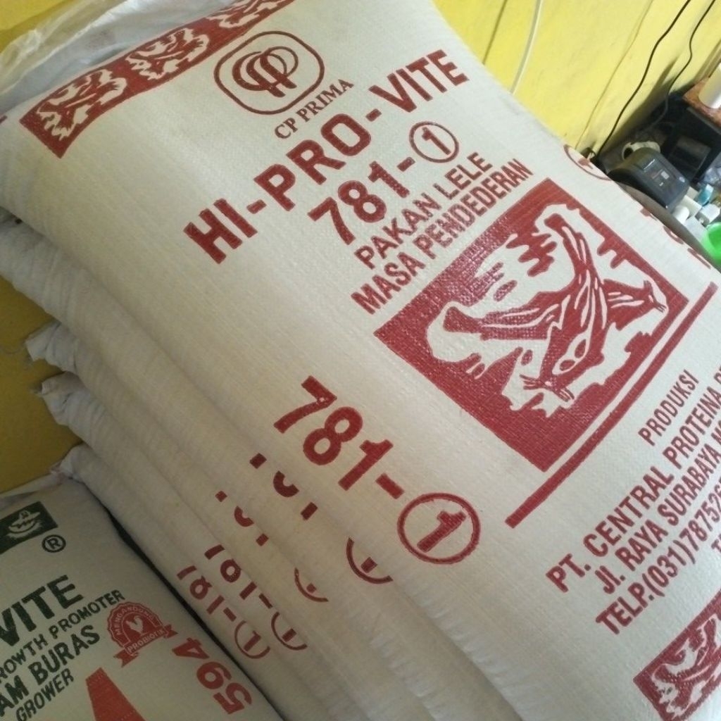 (30KG) PELET 781 ( 1-2-3 ) IKAN LELE CPP HI-PRO-VITE ORIGINAL