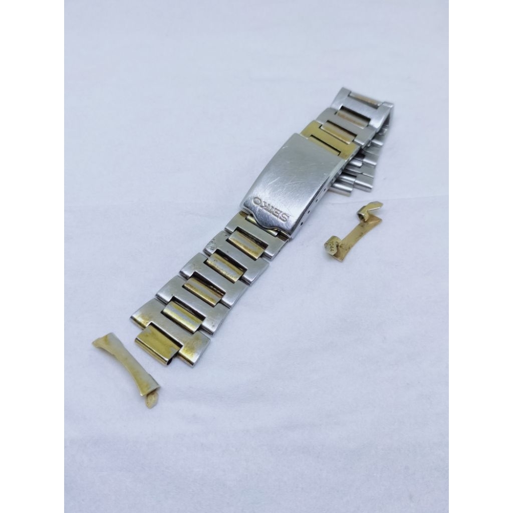 Rantai jam tangan antik seiko 18mm bracelet watch vintage seiko japan stainless part arloji lawas st