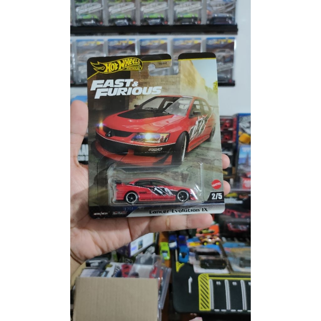 HotWheels Lancer Evo Fast and Furious Japan stiker