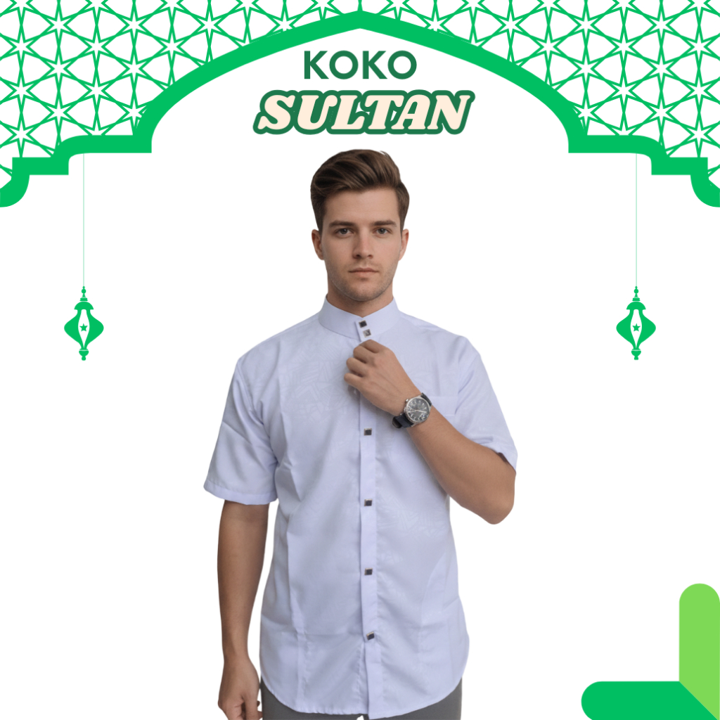 Baju Muslim Koko Pria Dewasa Sultan Etnik