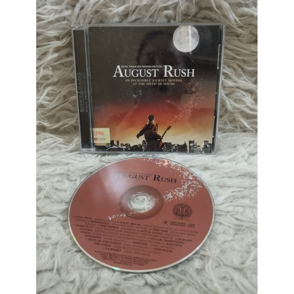 AUGUST RUSH AN INCREDIBLE JOURNEY MOVING AT THE SPEED OF SOUND KASET CD