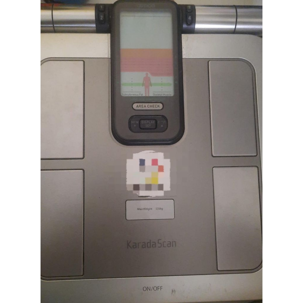 preloved timbangan bodi komposisi Omron Karada Scan Body Composition Monitor