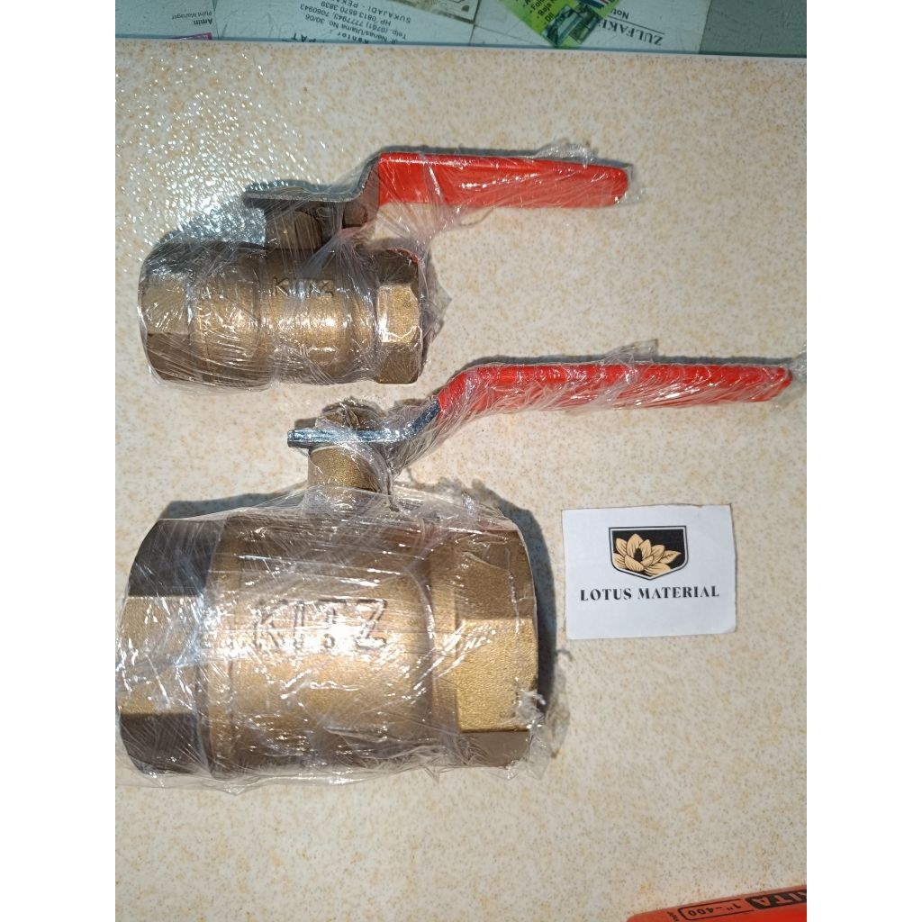 Stop Kran Kuningan / merk KITZ / stop kran 1" inch 2" inch / KITZ 1 inch / KITZ 2 inch / stop kran a