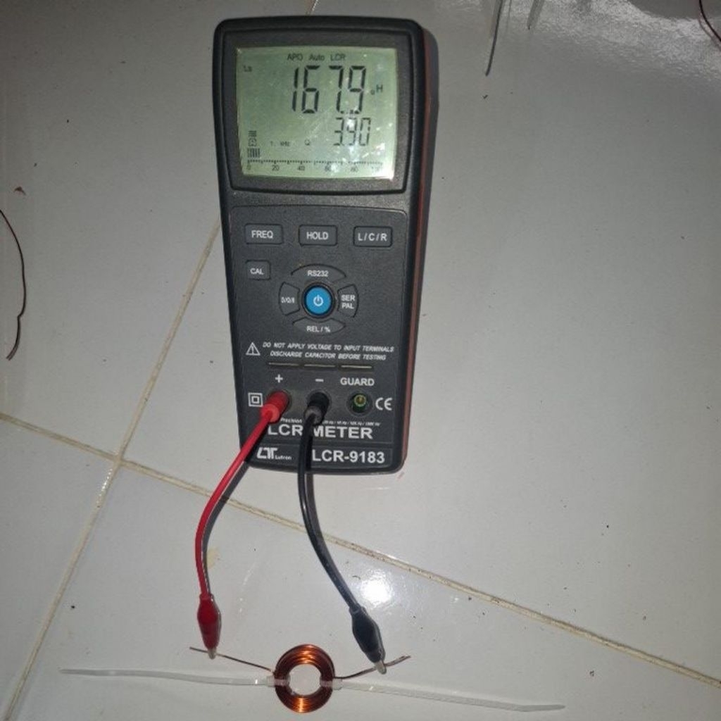 coil lilitan crossover pasif 0,16mh 0,8mm