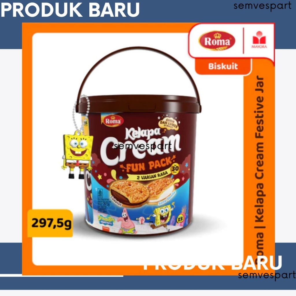 Biskuit Roma Kelapa Cream Festive Jar