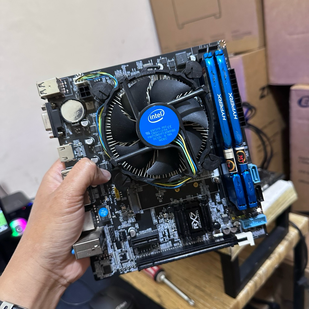 H61 + i7 3770 + ram 16gb free fan