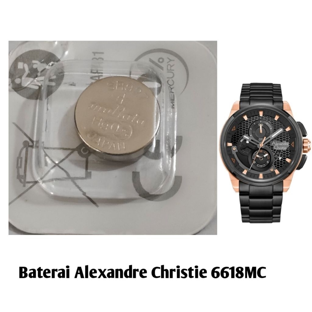 baterai Alexandre christie original 6618MC
