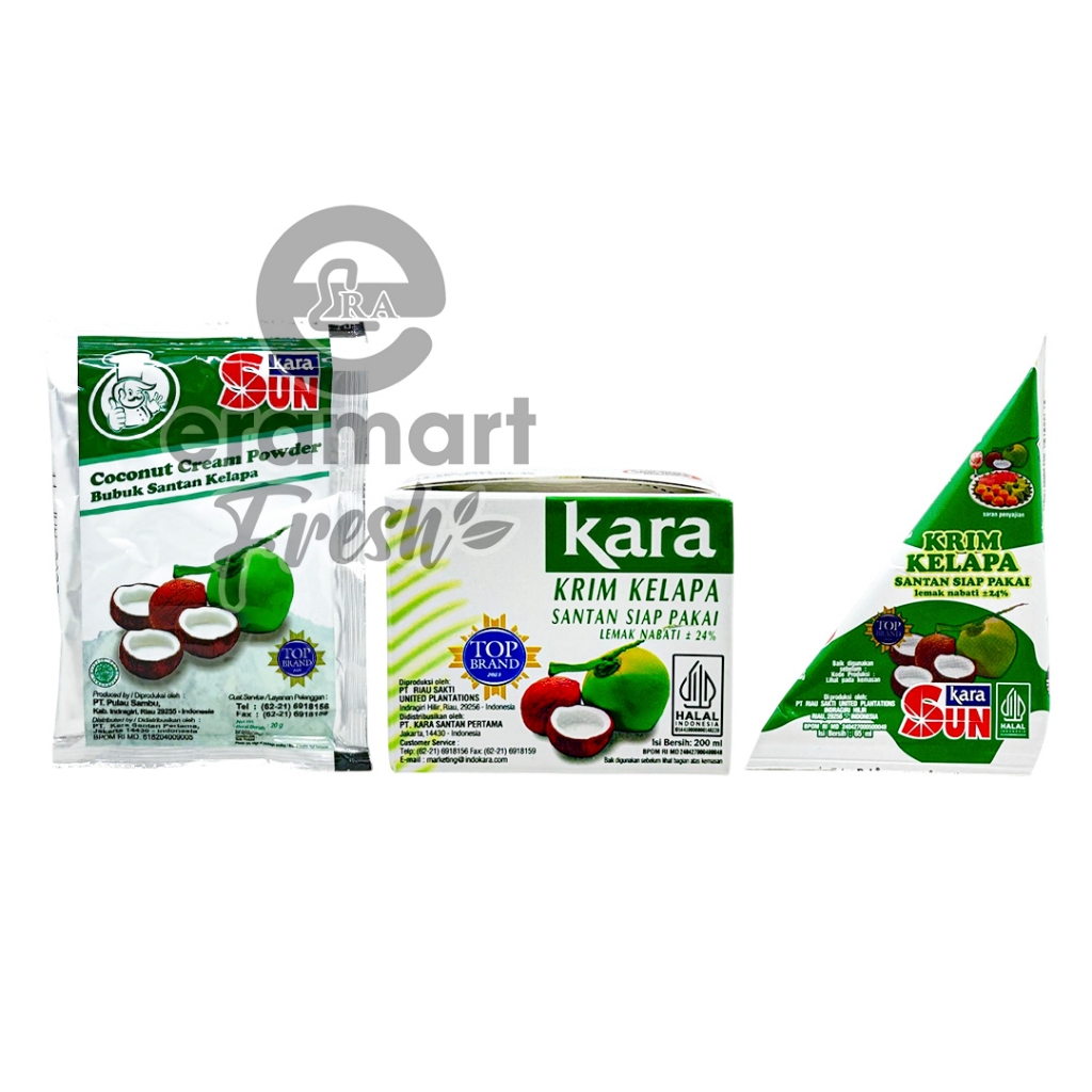SUN KARA SANTAN BUBUK, KOTAK, CUBE / ERAMART