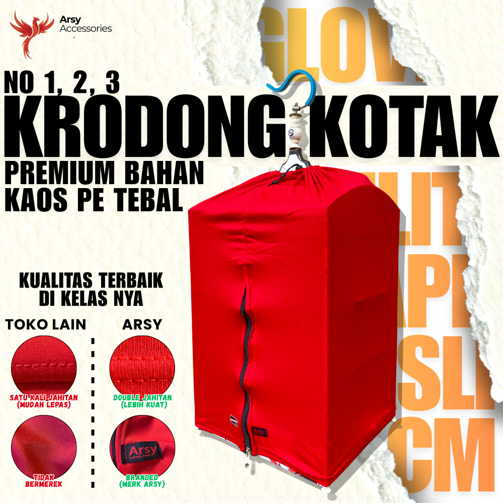 KRODONG/KERODONG SANGKAR BURUNG KOTAK PREMIUM BAHAN TEBAL NO 1 NO 2