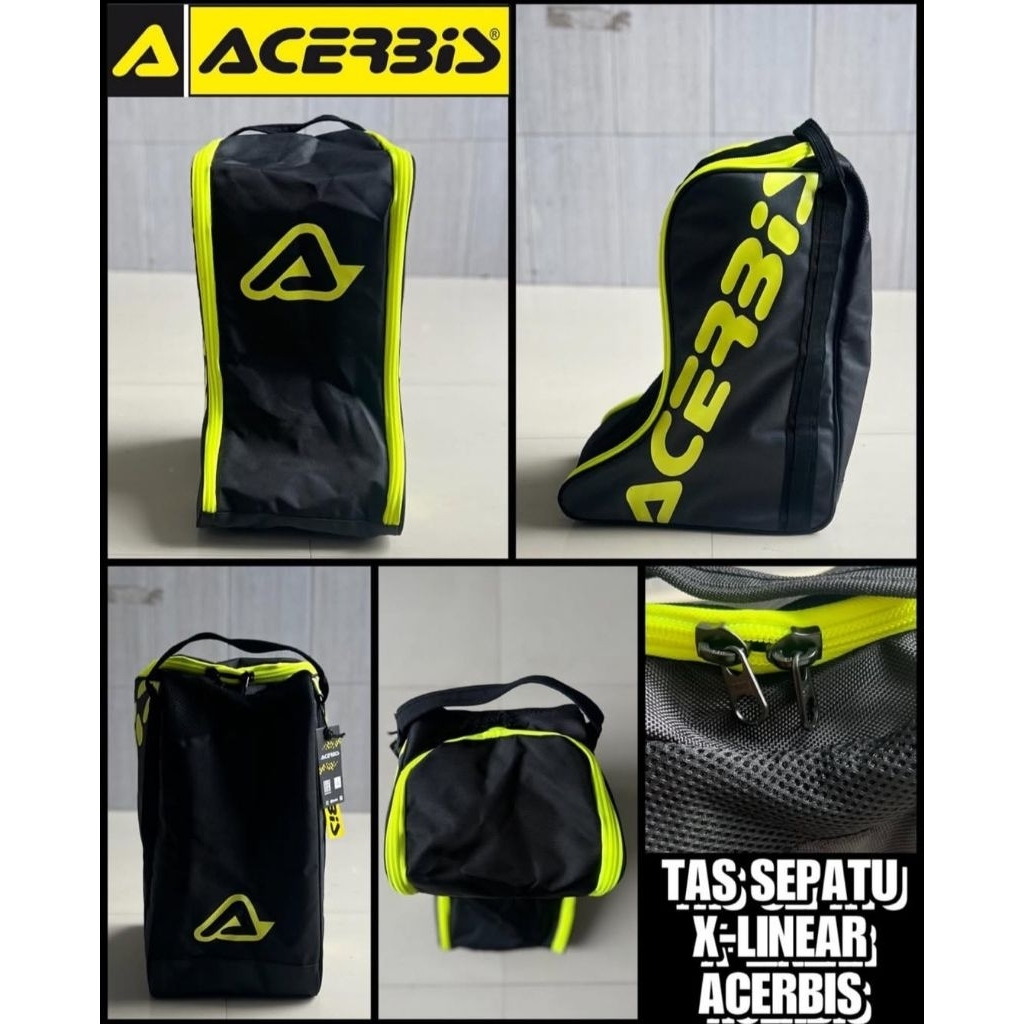 TAS SEPATU ACERBIS X LINEAR ORIGINAL MOTOCROSS GRASSTRACK ENDURO TRABAS SUPERMOTO