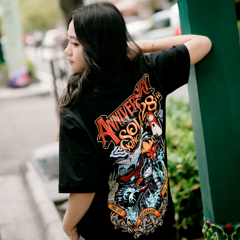 [ORI] KAOS ANNIVERSARY 28TH SKC LENGAN PENDEK - SOLO KING CLUB - OFFICIAL MERCHANDISE - KAOS RX KING