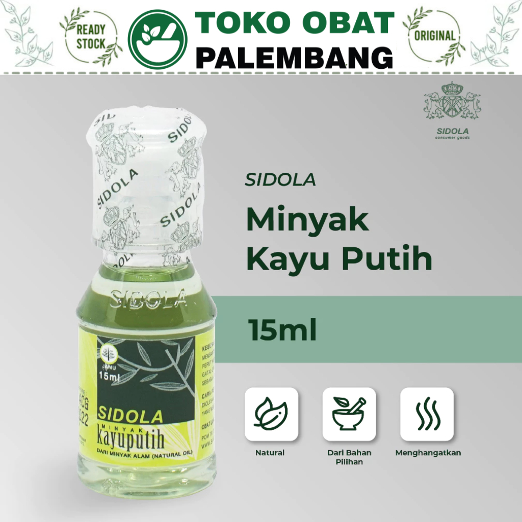 SIDOLA MINYAK KAYU PUTIH 15ML minyak kayu putih sidola minyak sidola