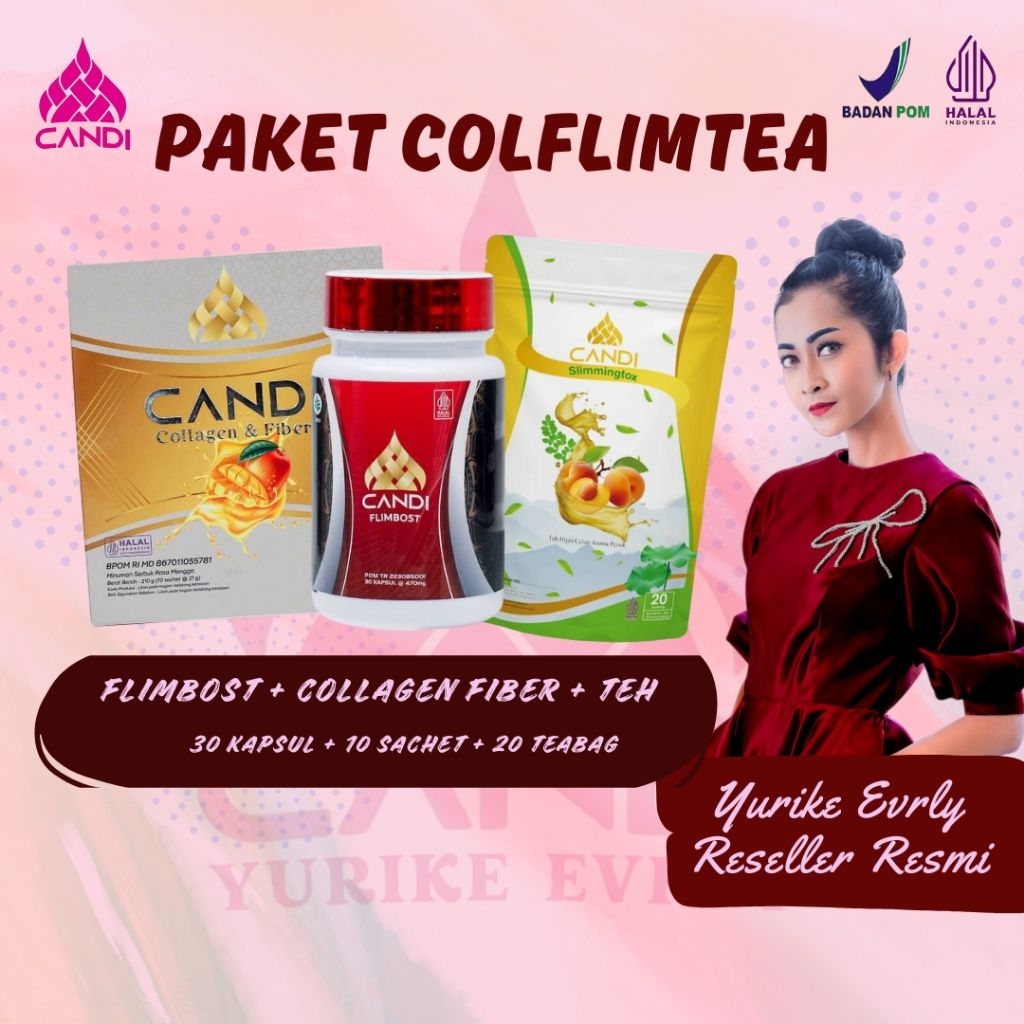 CANDI PAKET EXTRA SLIMGLOWUP | PELANGSING HERBAL | PELANGSING BUSUI