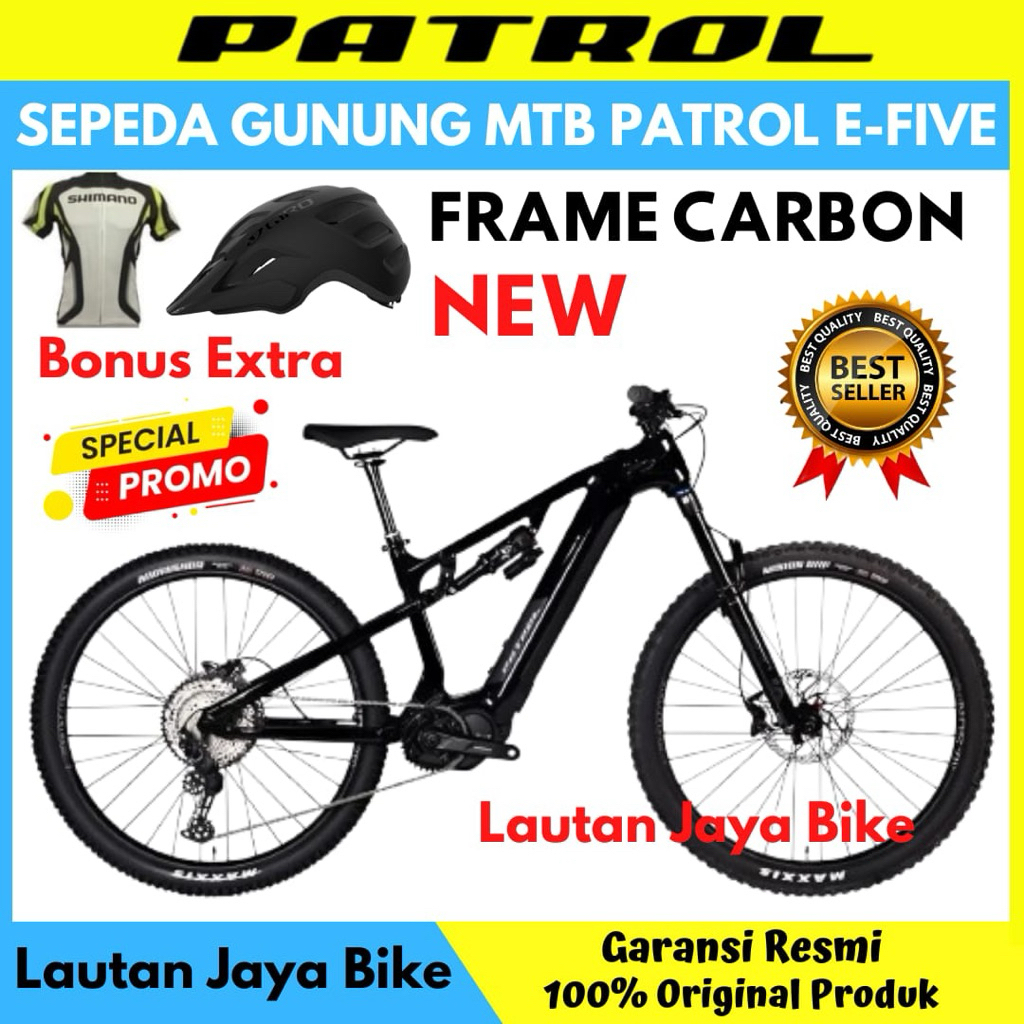 Sepeda Gunung MTB E-Bike Patrol E-Five 2022