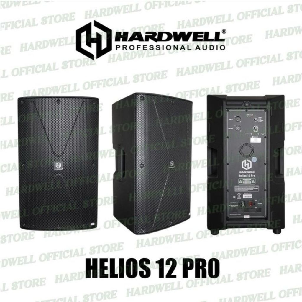 Speaker Aktif 12 Inch Hardwell Helios 12 Pro Original (Sepasang)
