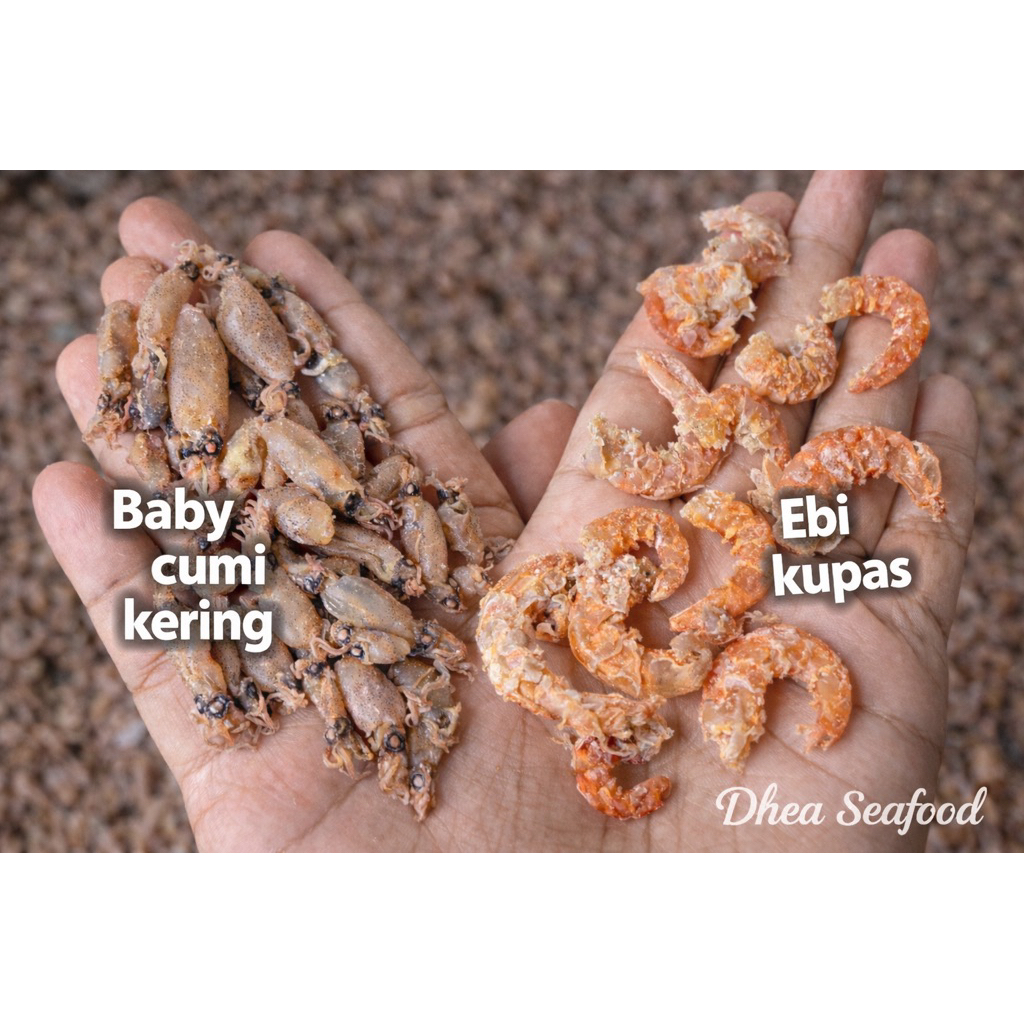 ( READY SIAP KIRIM )Baby Cumi Kering 250 gr dan 100 gr || Teri medan || Teri Nasi. (Bisa COD) || #ba
