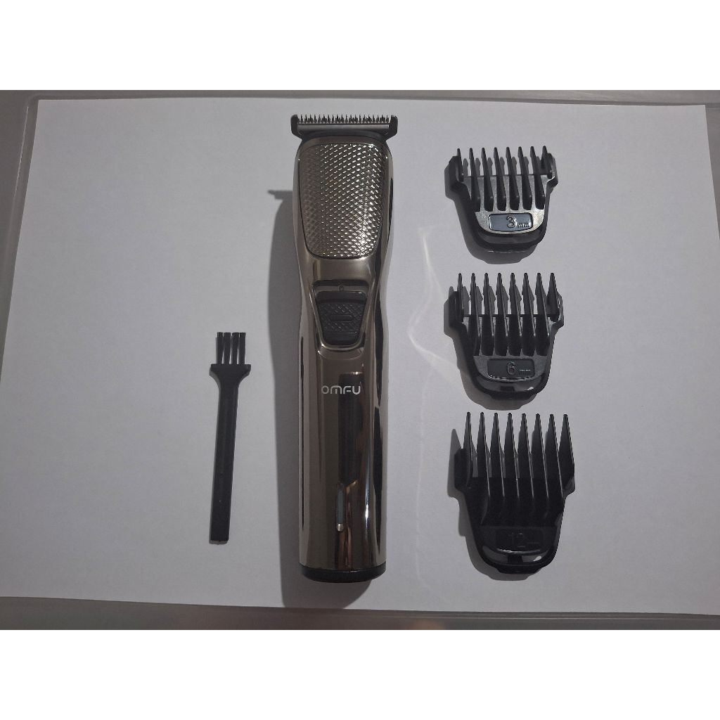 OMFU Electric Shaver, battery-powered, alat cukur rambut baterai listrik