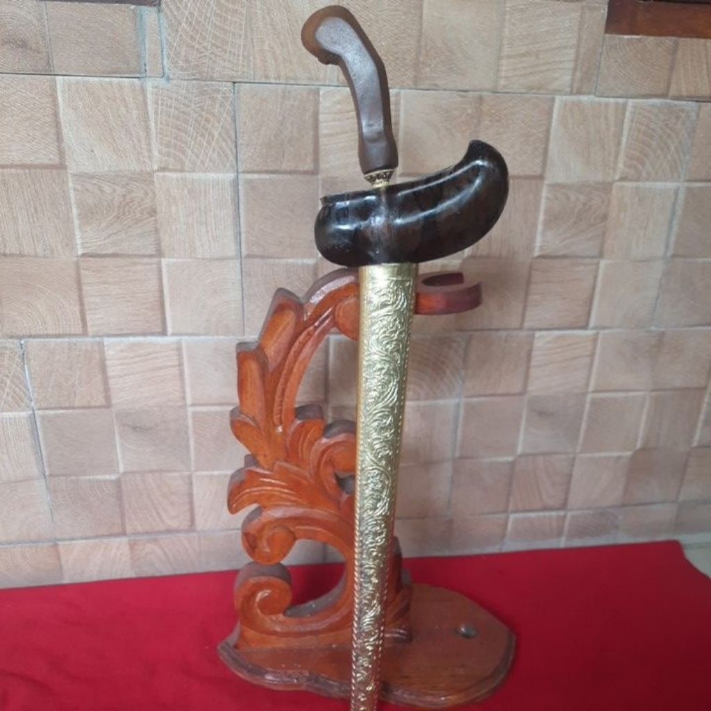 Keris Sempono Luk 9 Sepuh,Pamor Sodo Sakler